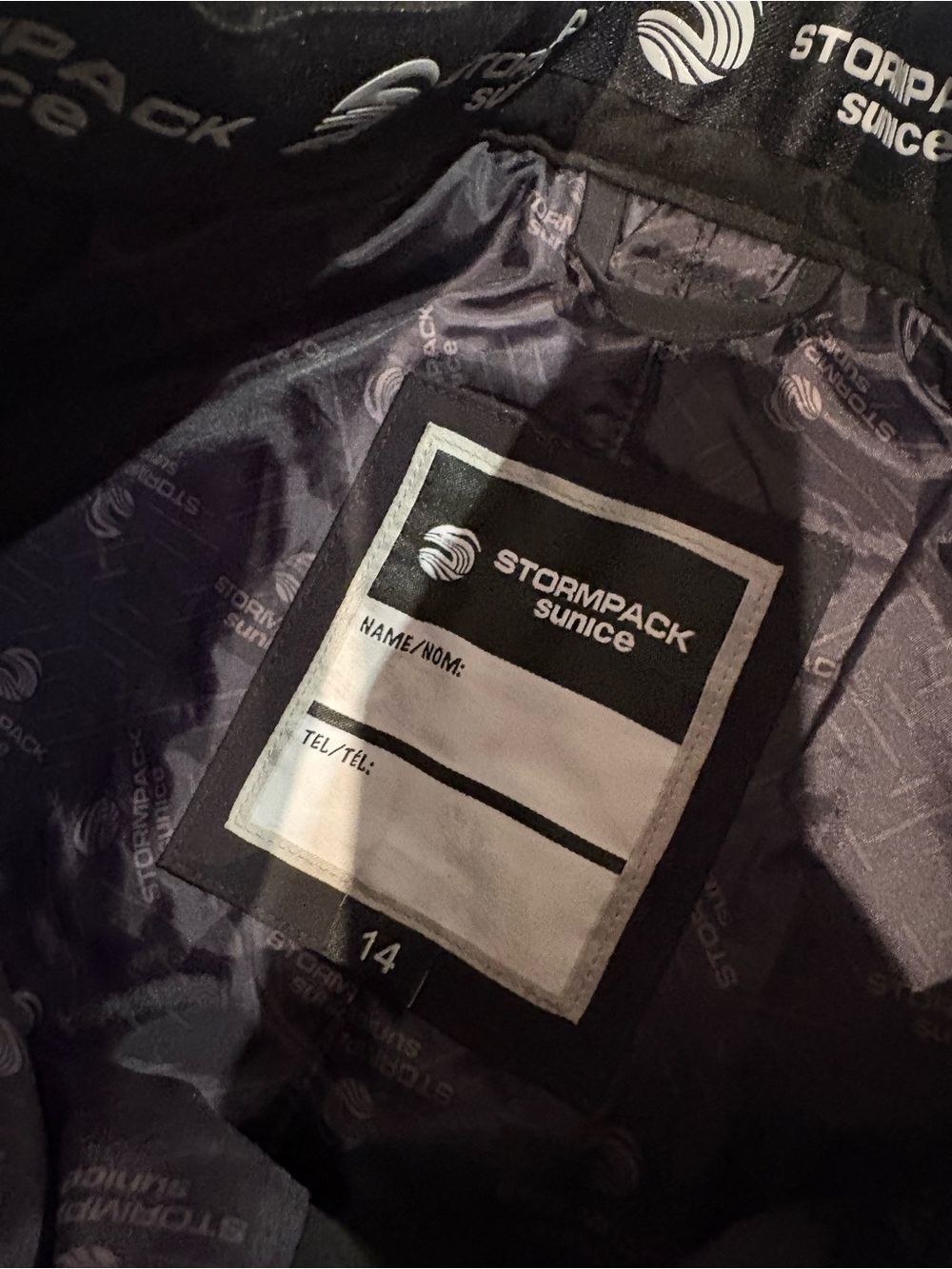 Sunice Black Cargo Snow Pants with Reflective Trim - Picture 3 of 3